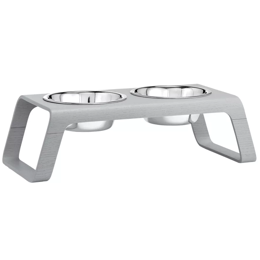 MiaCara Desco Hondenvoerbak Medium Essen Grijs 1 MiaCara Desco Hondenvoerbak Medium Essen Grijs