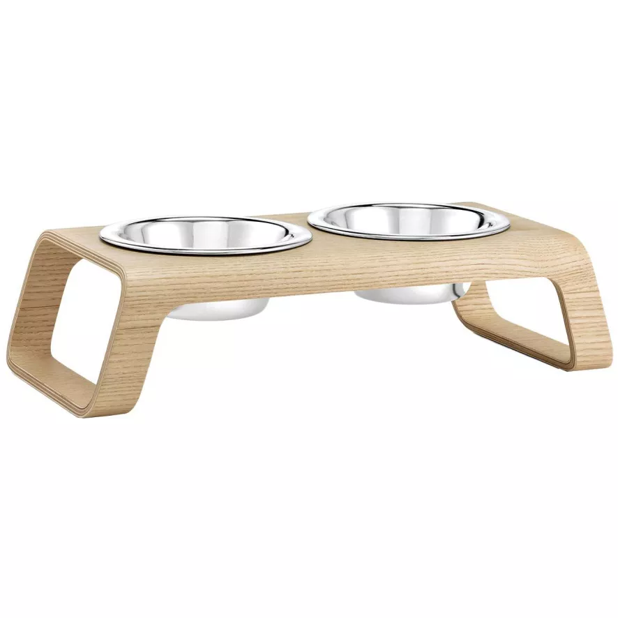 MiaCara Desco Hondenvoerbak Small Essen Naturel 1 MiaCara Desco Hondenvoerbak Small Essen Naturel