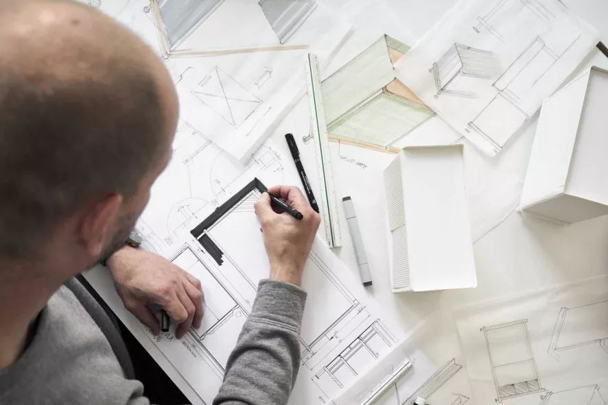 Muuto Enfold Tall Dressoir Lichtgroen/eiken 13 Muuto Enfold Tall Dressoir Lichtgroen/eiken - Afbeelding 13