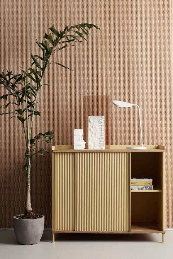 Muuto Enfold Tall Dressoir Lichtgroen/eiken 17 Muuto Enfold Tall Dressoir Lichtgroen/eiken - Afbeelding 17