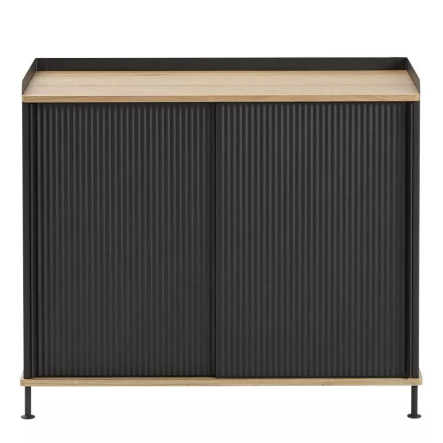 Muuto Enfold Tall Dressoir Lichtgroen/eiken 8 Muuto Enfold Tall Dressoir Lichtgroen/eiken - Afbeelding 8