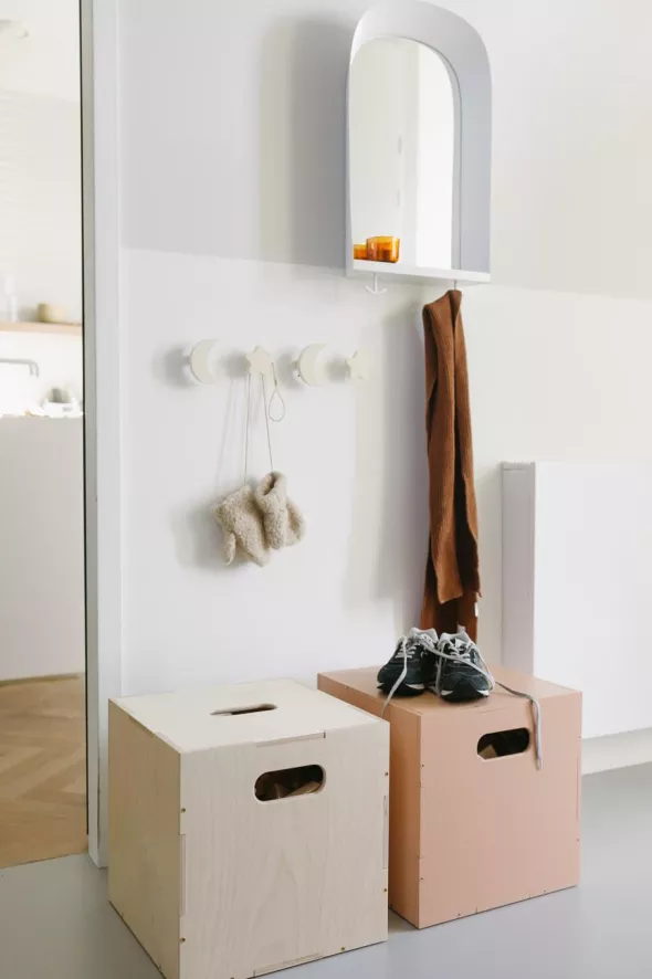 Nofred Cube Storage Opberger Natural 7 Nofred Cube Storage Opberger Natural - Afbeelding 7