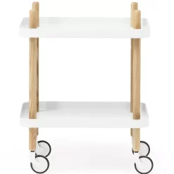 Normann Copenhagen Block Trolley Wit 50x35