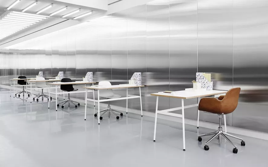 Normann Copenhagen Form Chair Swivel Stoel Met Aluminium Onderstel, Zwart 3 Normann Copenhagen Form Chair Swivel Stoel Met Aluminium Onderstel, Zwart - Afbeelding 3