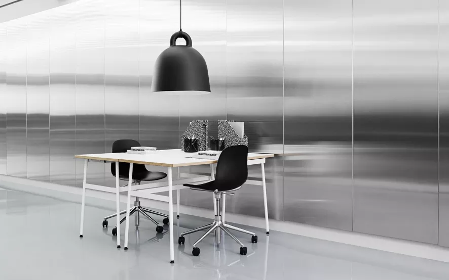 Normann Copenhagen Form Chair Swivel Stoel Met Aluminium Onderstel, Zwart 4 Normann Copenhagen Form Chair Swivel Stoel Met Aluminium Onderstel, Zwart - Afbeelding 4