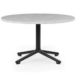 Normann Copenhagen Lunar Salontafel 70 Zwart Onderstel Wit