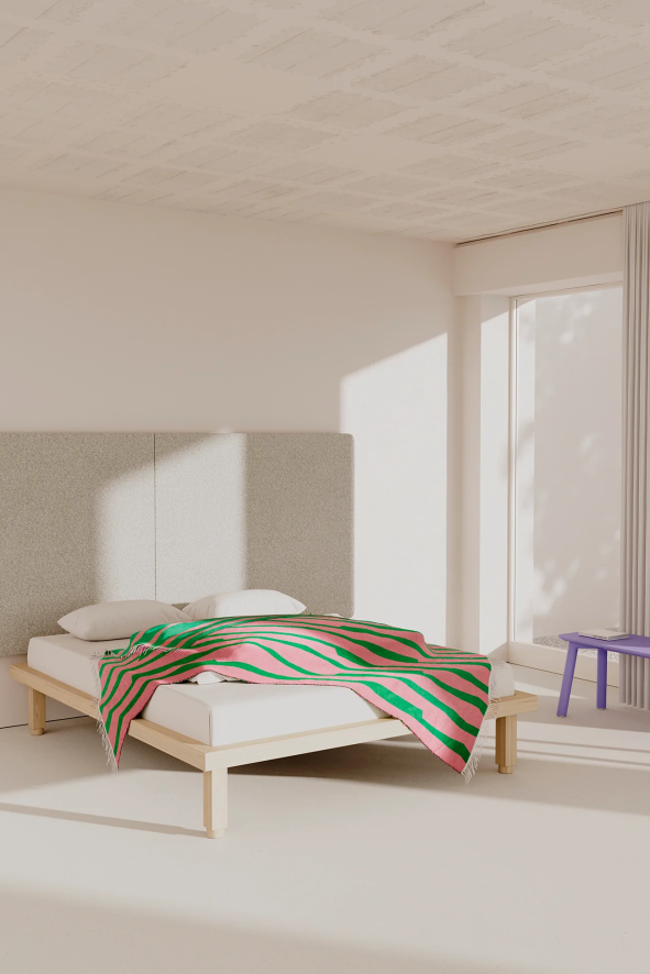 Objekte Unserer Tage Kaya Bed 160x200 Eiken Wit 2 Objekte Unserer Tage Kaya Bed 160x200 Eiken Wit - Afbeelding 2