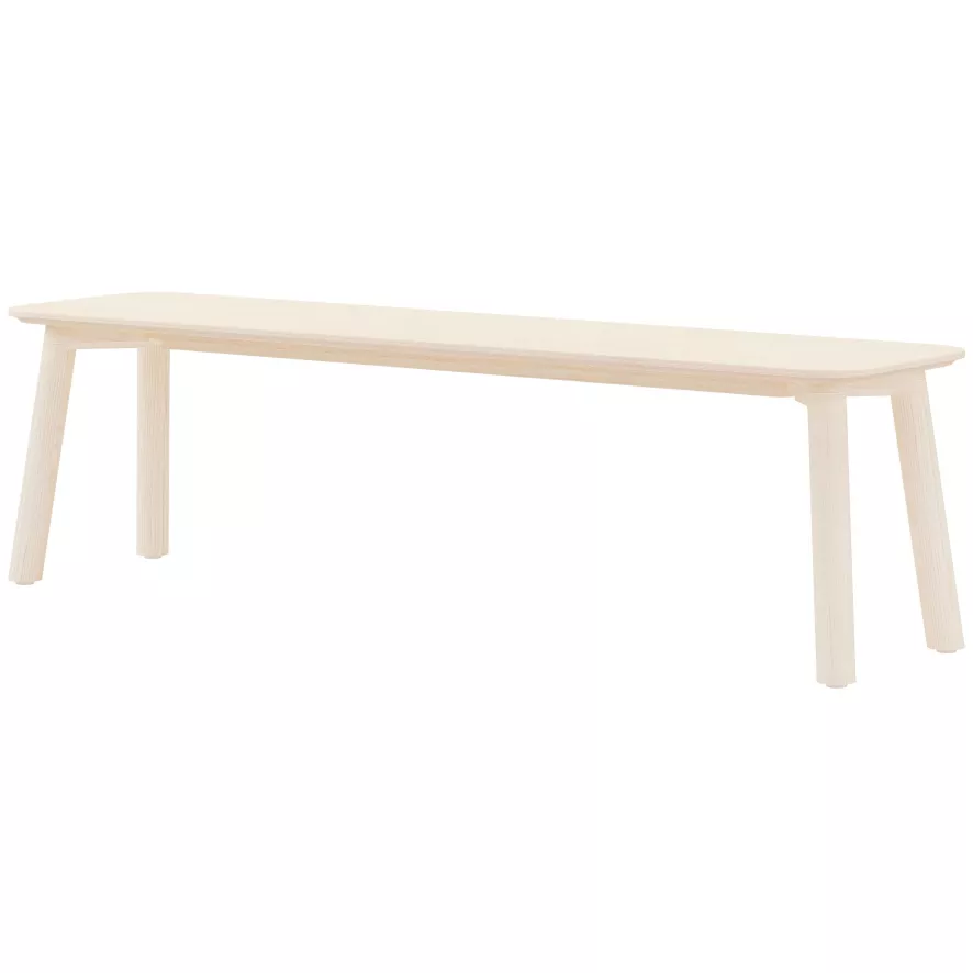 Objekte Unserer Tage Meyer Color Eetbank 160 Waxed Essen,white Pigment