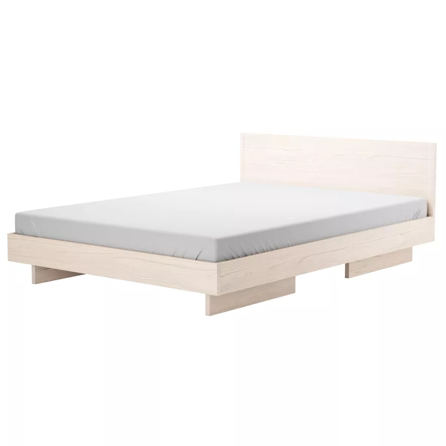 Objekte Unserer Tage Zians Bed Met Hoofdbord 140x200 Essen Wit 1 Objekte Unserer Tage Zians Bed Met Hoofdbord 140x200 Essen Wit