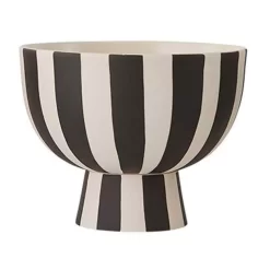 OYOY Toppu Schaal Mini Ø12,6 Zwart/wit