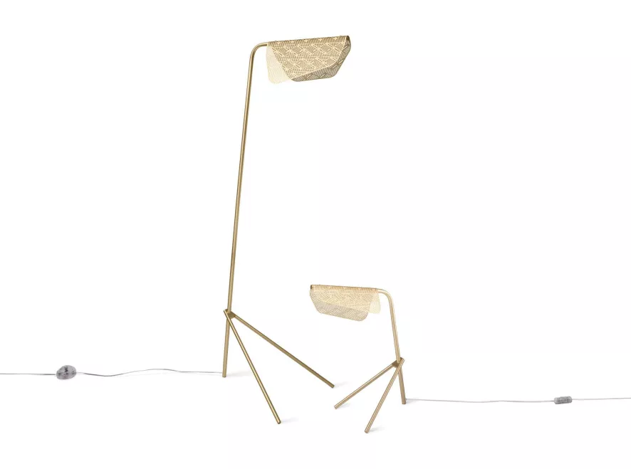 Petite Friture Mediterranea Tafellamp LED Brushed Brass 2 Petite Friture Mediterranea Tafellamp LED Brushed Brass - Afbeelding 2