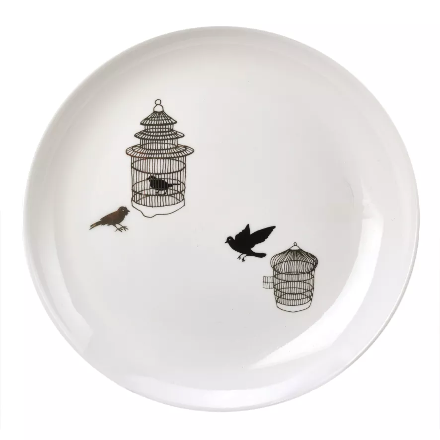 POLSPOTTEN Freedom Birds Bord Ø20 Set Van 4 4 POLSPOTTEN Freedom Birds Bord Ø20 Set Van 4 - Afbeelding 4