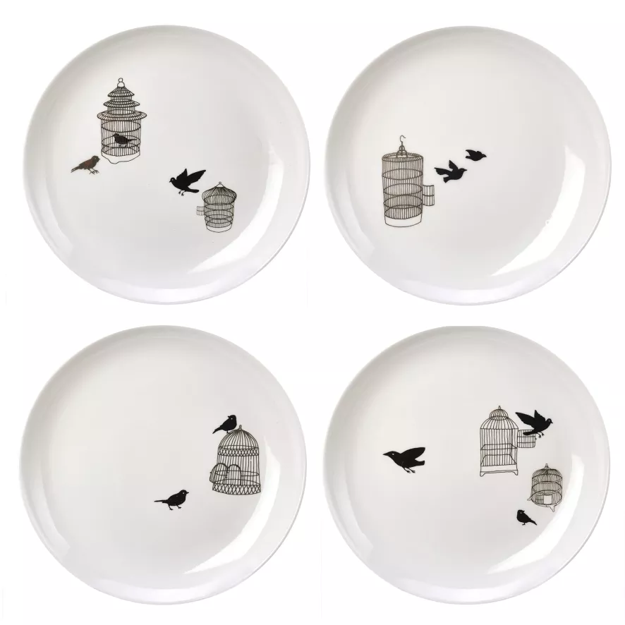 POLSPOTTEN Freedom Birds Bord Ø20 Set Van 4 10 POLSPOTTEN Freedom Birds Bord Ø20 Set Van 4 - Afbeelding 10