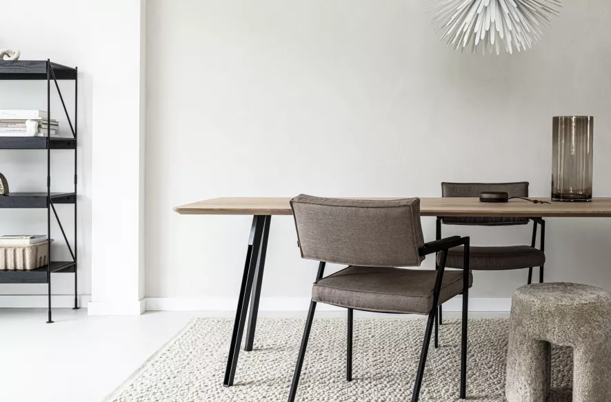 QLiv On Top Eettafel 200x90 Ash Grey Oak 4 QLiv On Top Eettafel 200x90 Ash Grey Oak - Afbeelding 4