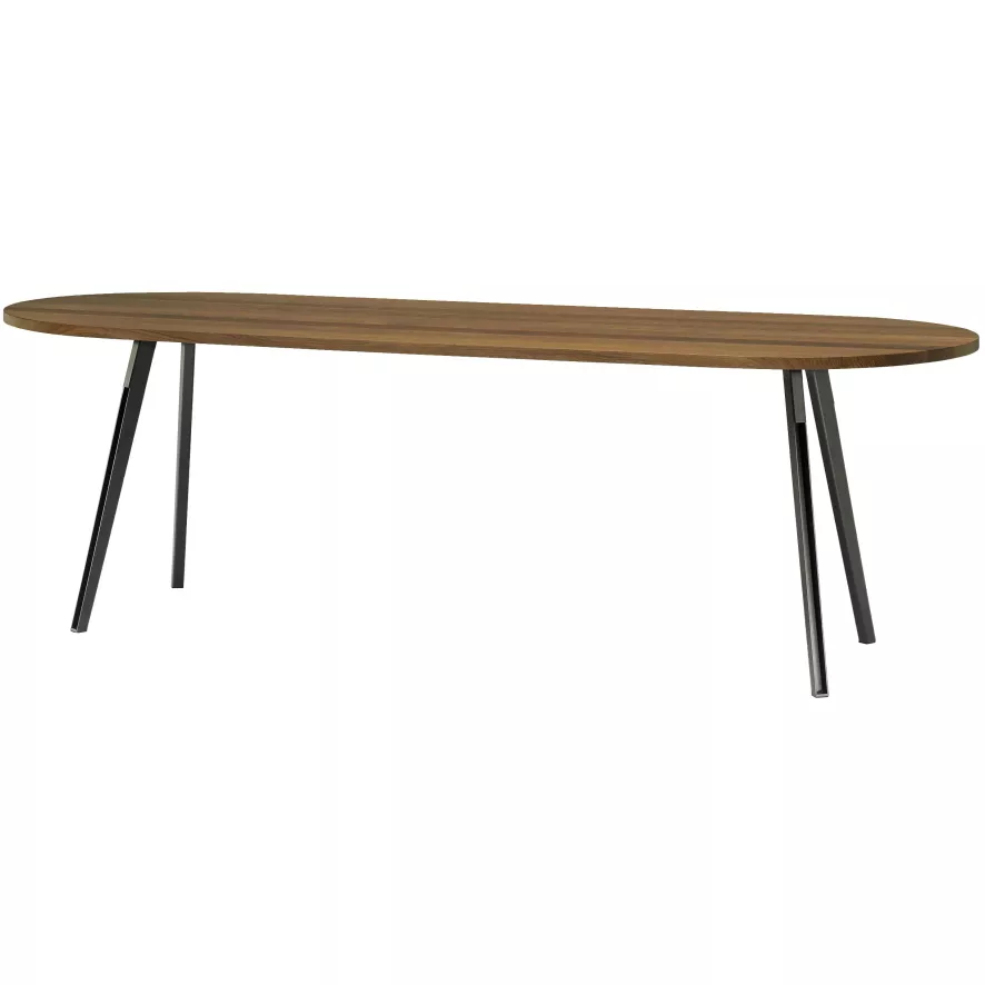 QLiv On Top Eettafel Ovaal 220x90 Skylt Smoke Oak 2 QLiv On Top Eettafel Ovaal 220x90 Skylt Smoke Oak - Afbeelding 2