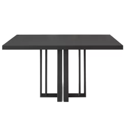 QLiv T2 Tafel 160x160 Coal Black Eiken