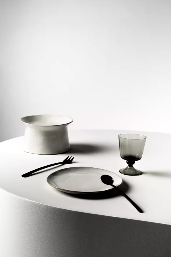 Serax La Mère By Marie Michielssen Bestekset 24-delig Steel Grey 5 Serax La Mère By Marie Michielssen Bestekset 24-delig Steel Grey - Afbeelding 5