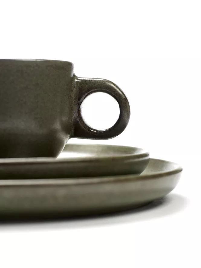 Serax Surface By Sergio Herman Ontbijtbord Ø21 Camo Green 10 Serax Surface By Sergio Herman Ontbijtbord Ø21 Camo Green - Afbeelding 10