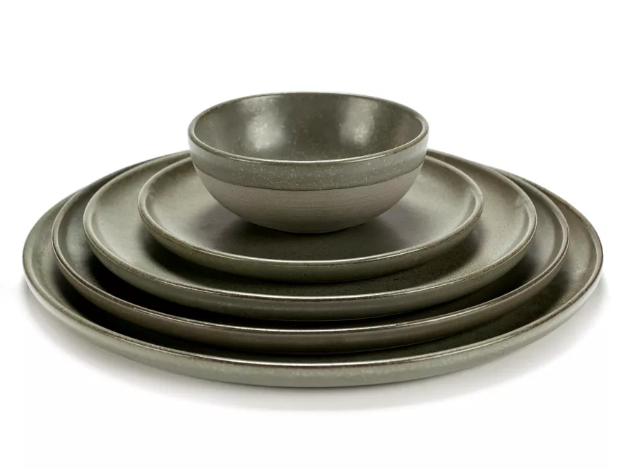 Serax Surface By Sergio Herman Ontbijtbord Ø21 Camo Green 11 Serax Surface By Sergio Herman Ontbijtbord Ø21 Camo Green - Afbeelding 11