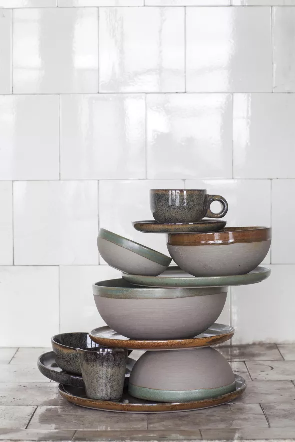 Serax Surface By Sergio Herman Ontbijtbord Ø21 Camo Green 5 Serax Surface By Sergio Herman Ontbijtbord Ø21 Camo Green - Afbeelding 5