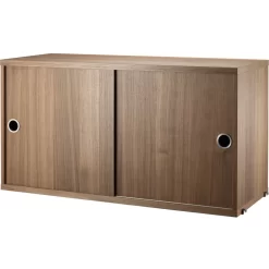 String Furniture Dressoir Medium, Zwart/walnoot 15 String Furniture Dressoir Medium, Zwart/walnoot -Exporteren Accessoires & Meubels Winkel x886x886 string cabinet with sliding doors 78x30x42cm walnoot detail.jpg.pagespeed.ic .iCco4pE zk