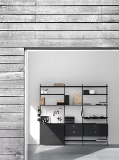 String Furniture Hoge Kast Large, Zwart 30 String Furniture Hoge Kast Large, Zwart -Exporteren Accessoires & Meubels Winkel x886x886 string cabinet with two drawers 78 x 30 x 42 cm1.jpg.pagespeed.ic .XdJjG uDjd