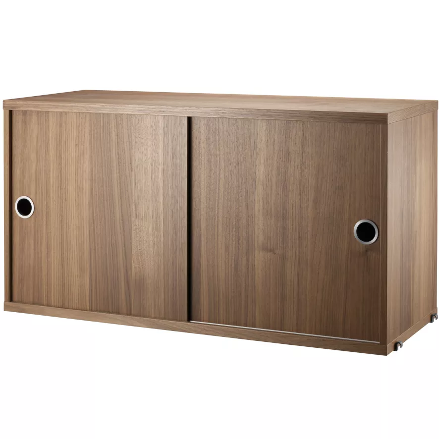 String Furniture Dressoir Medium, Zwart/walnoot 3 String Furniture Dressoir Medium, Zwart/walnoot - Afbeelding 3