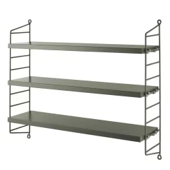 String Furniture Pocket Wandkast Sage