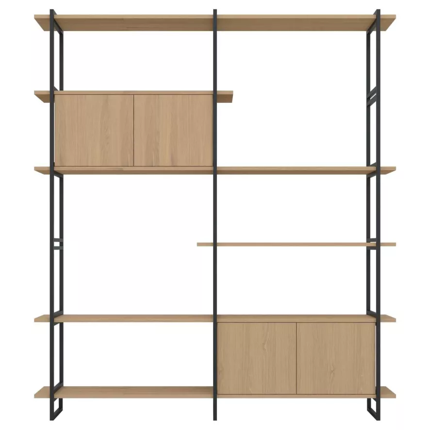 Studio HENK Modular Cabinet MC-6L Kast 200x227 Zwart 4 Studio HENK Modular Cabinet MC-6L Kast 200x227 Zwart - Afbeelding 4