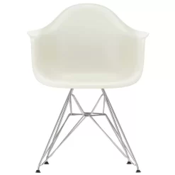 Vitra Eames DAR Stoel Verchroomd Onderstel, Pebble