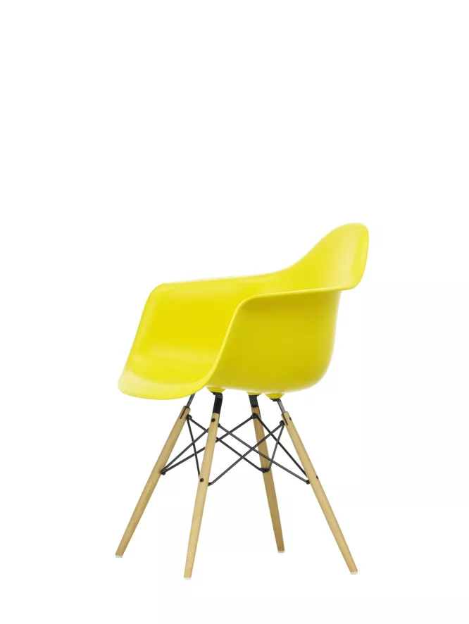 Vitra Eames DAW Stoel Essen Onderstel, Helder Grijs 2 Vitra Eames DAW Stoel Essen Onderstel, Helder Grijs - Afbeelding 2