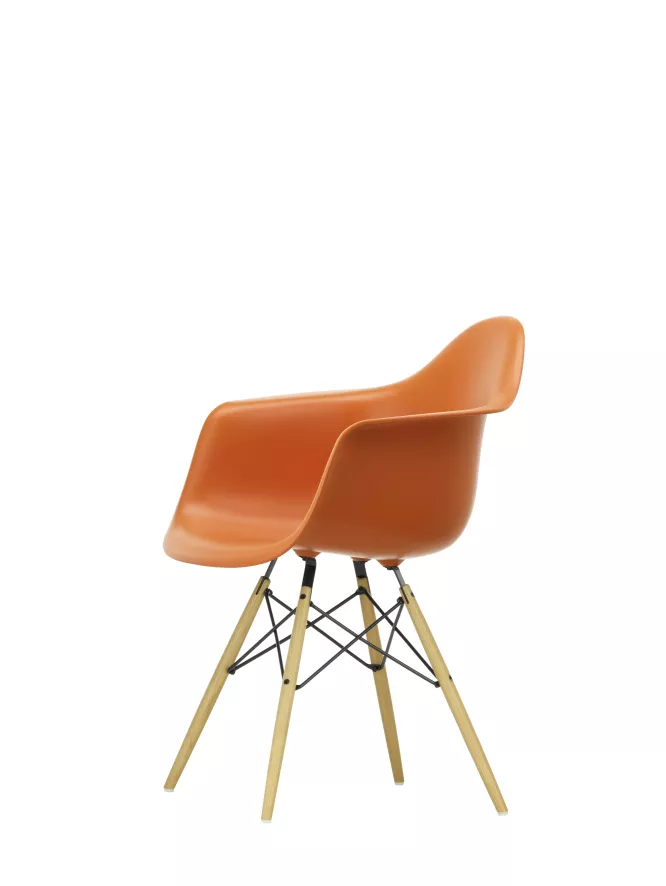 Vitra Eames DAW Stoel Essen Onderstel, Helder Grijs 3 Vitra Eames DAW Stoel Essen Onderstel, Helder Grijs - Afbeelding 3