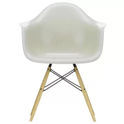 Vitra Eames DAW Fiberglass Stoel Essen, Parchment