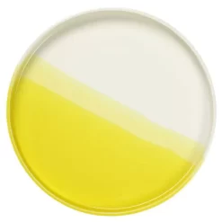 Vitra Herringbone Vessels Tray Bord Ø35.5 Geel