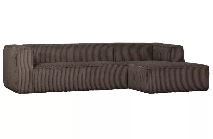 WOOOD Exclusive Bean Bank Met Chaise Longue Rechts Rib Naturel 5 WOOOD Exclusive Bean Bank Met Chaise Longue Rechts Rib Naturel - Afbeelding 5