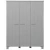 WOOOD Exclusive Dennis Kledingkast 3-deurs Betongrijs
