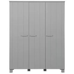 WOOOD Exclusive Dennis Kledingkast 3-deurs Betongrijs