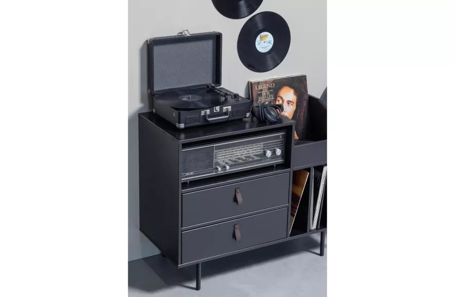 WOOOD Exclusive Jackson Platenkast 2 WOOOD Exclusive Jackson Platenkast - Afbeelding 2